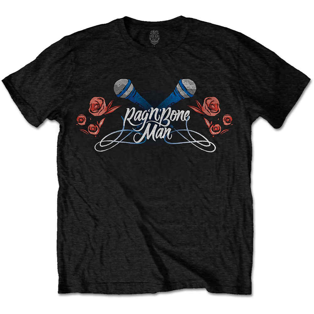 Rag'N'Bone Man - Mics & Roses Heren Tshirt - Zwart